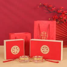 藏红花包装盒小礼盒西红花礼品盒空盒透明塑料瓶5克10克高档礼盒