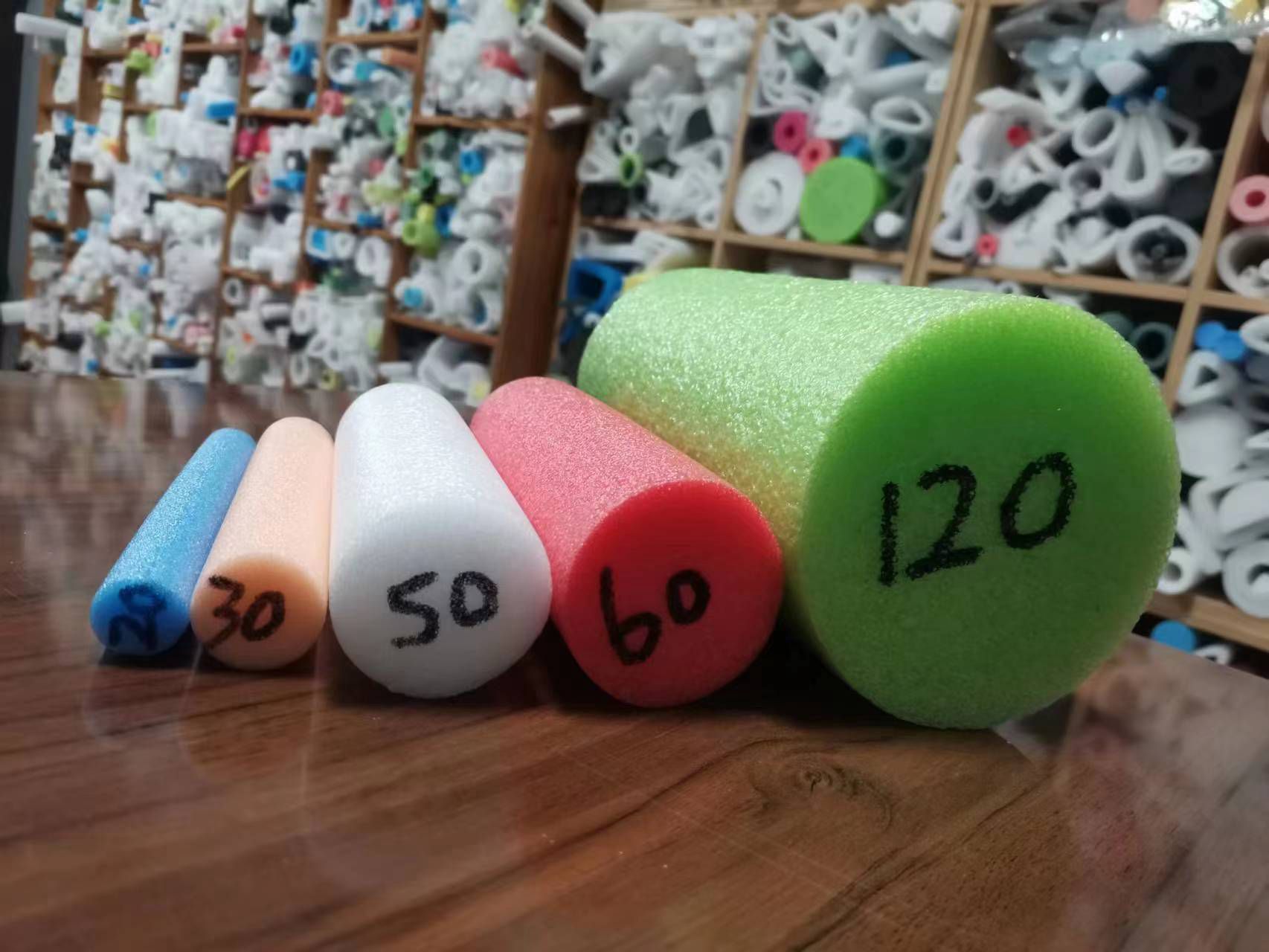 珍珠棉棒实心颜色多可用填充插花 防撞量大优惠