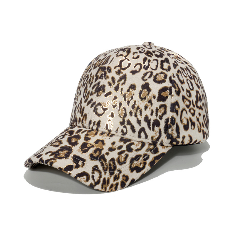 Streetwear Style Women's Streetwear Leopard Curved Eaves Baseball Cap