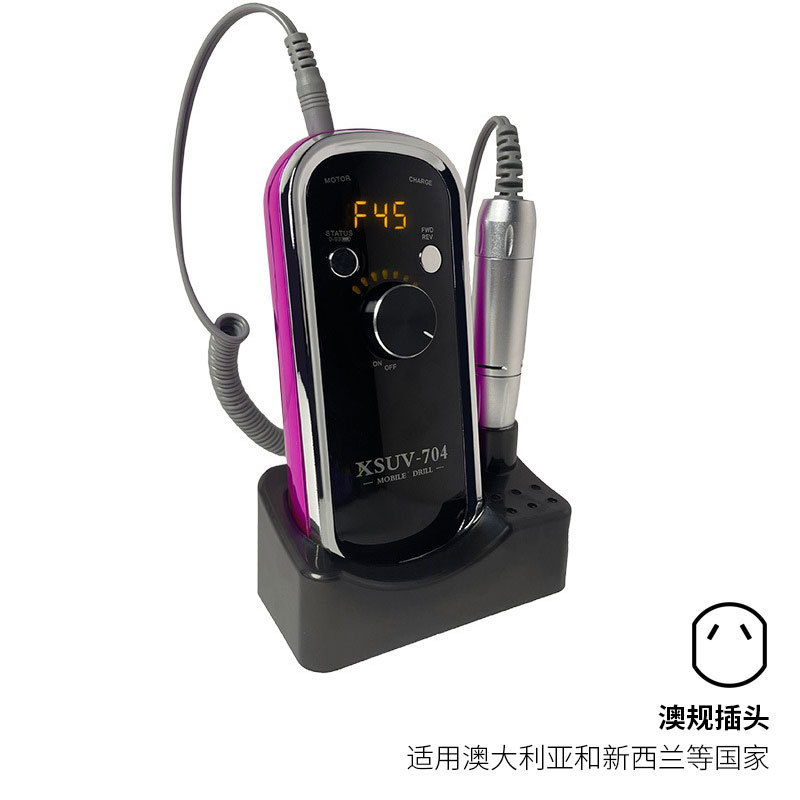 Polizador de uñas portátil transfronterizo 45000RPM Polizador de pulido multifuncional de almacenamiento de energía especial para la tienda de uñas