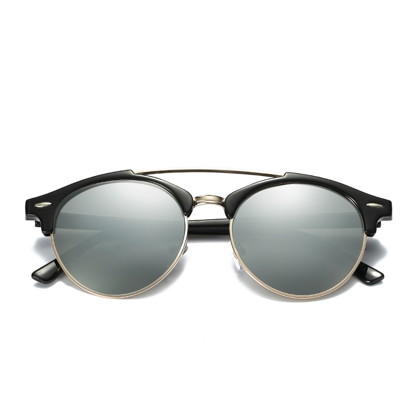 4346 Bright Black Frame Water and Silver Film