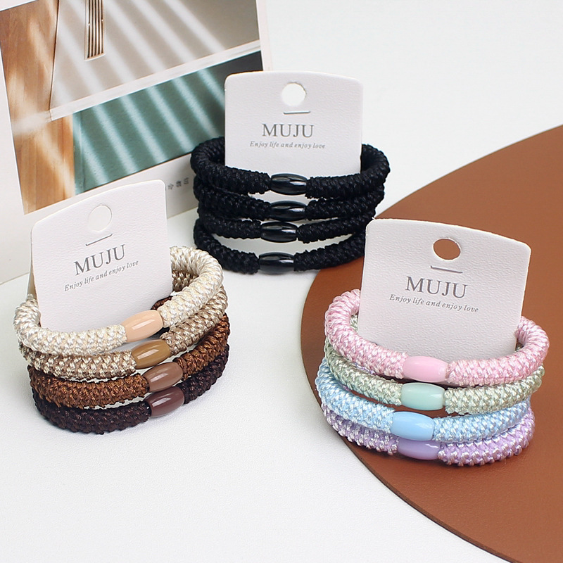 Elastic hair rope