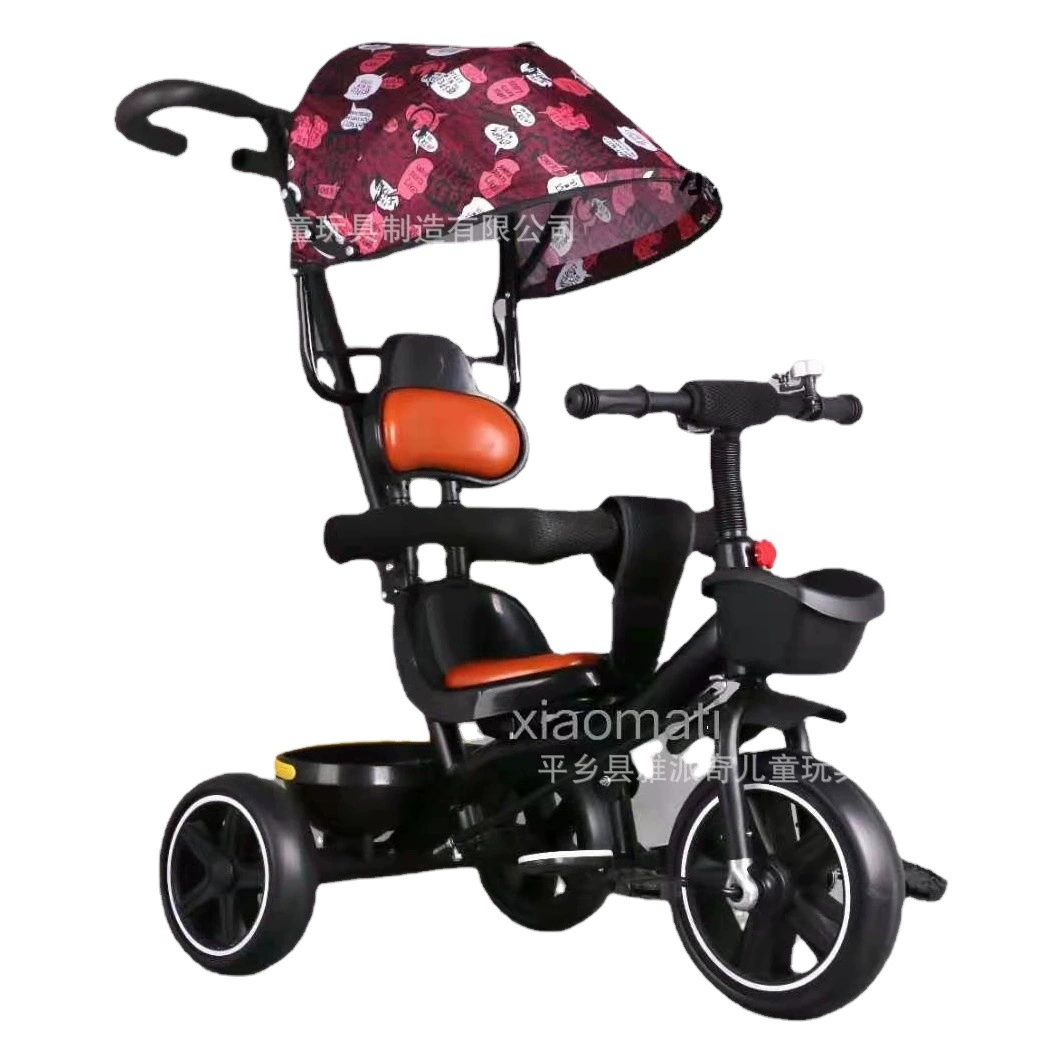 Детский трехколесный велосипед Детская коляска 1-3-5 лет Детский легкий детский велосипед можно толкать для езды