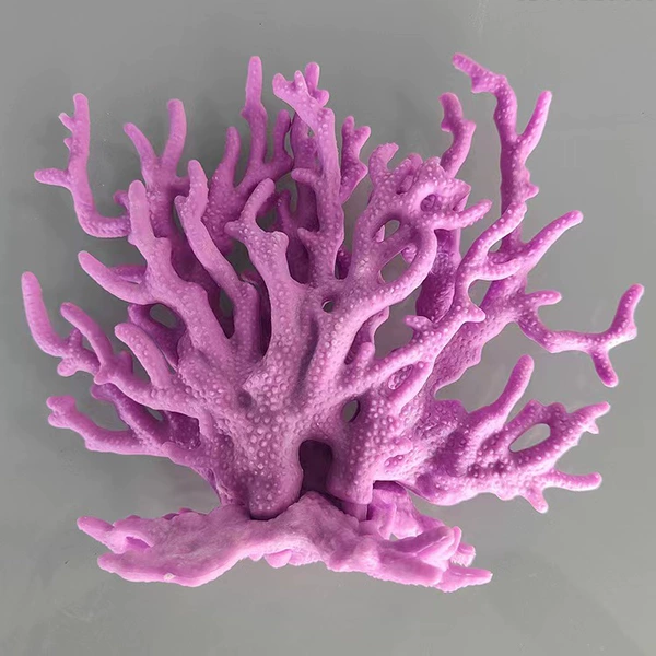 Purple, coral