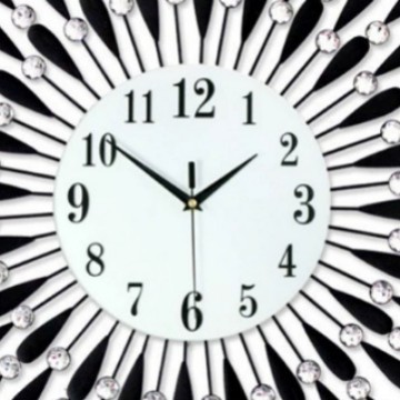 Reloj de pared creativo con diseño de cielo estrellado y gotas de agua, estilo europeo, decoración sencilla para sala de estar, silencioso, moderno y minimalista.