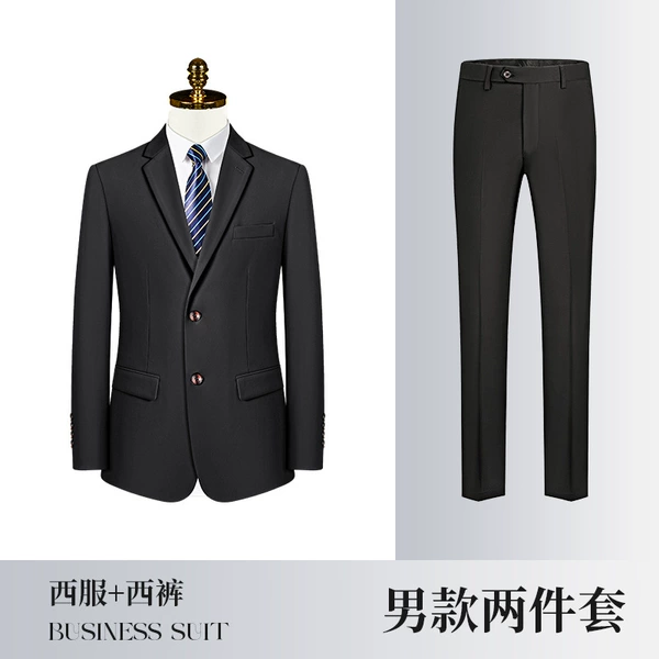 Black jacket, trousers