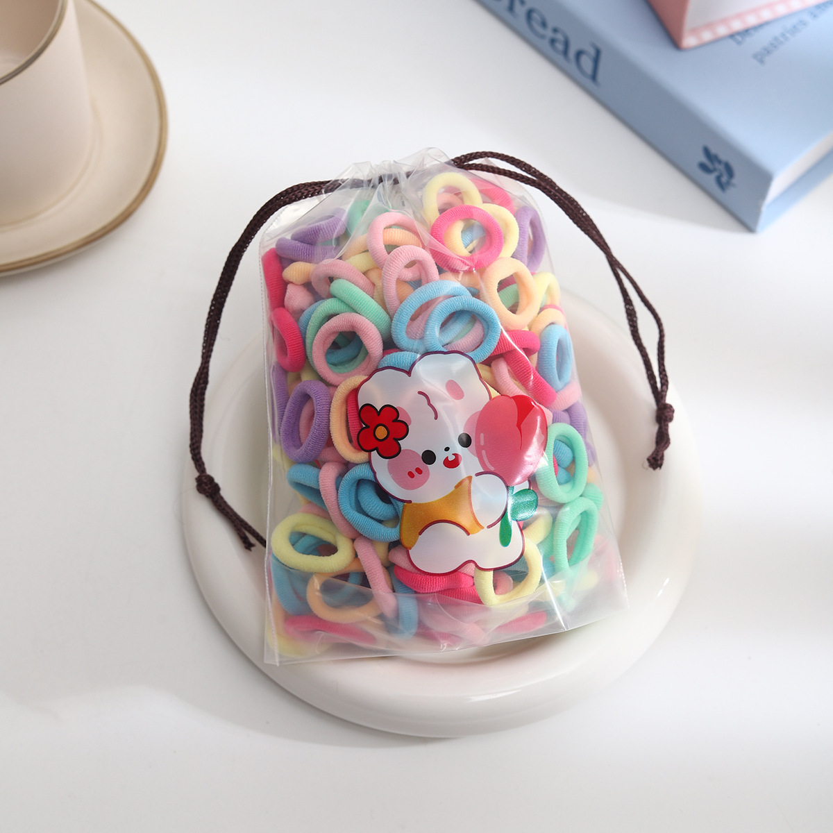 21#Colorful towel rings 200 pieces free bag