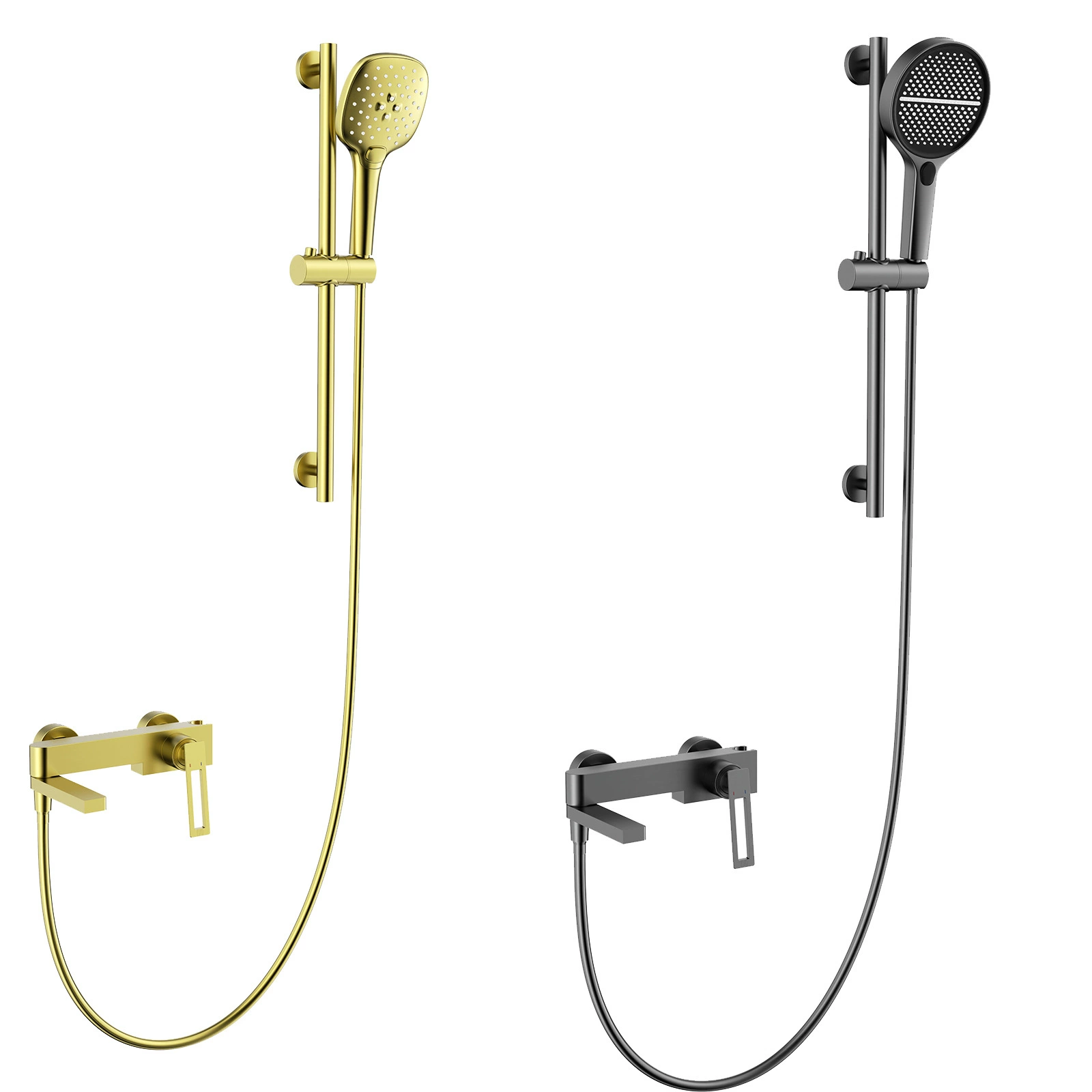 HIDEEP домашний пистолет для ванной серой ванной кран для душа набор HI5006-01