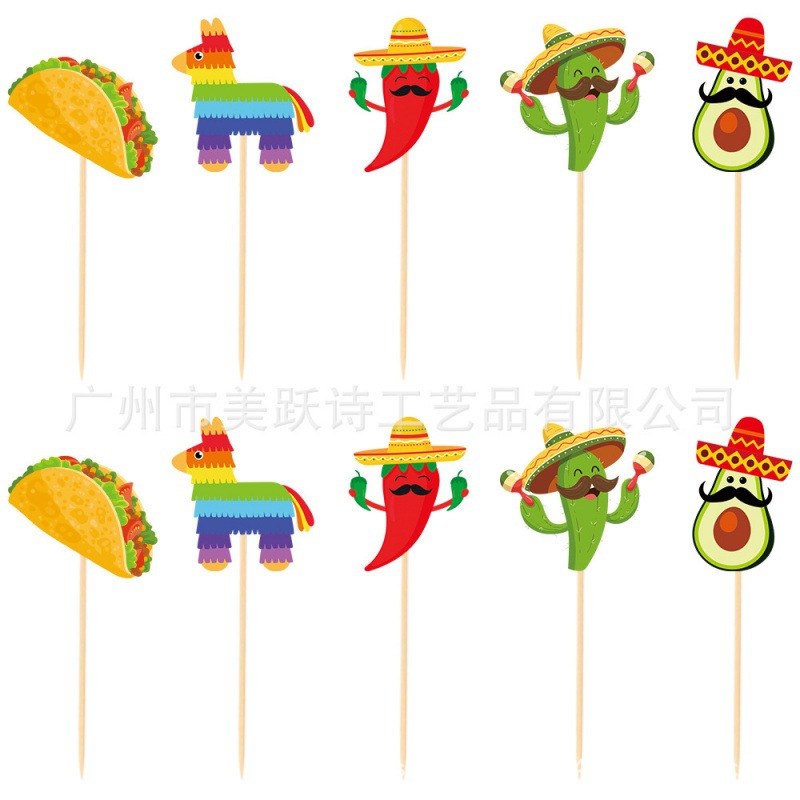 Bandera de fiesta de Carnaval mexicano europeo y americano-tirando de la tarjeta-insertando la decoración de la escena del festival bandera-tirando de la torta plug-in