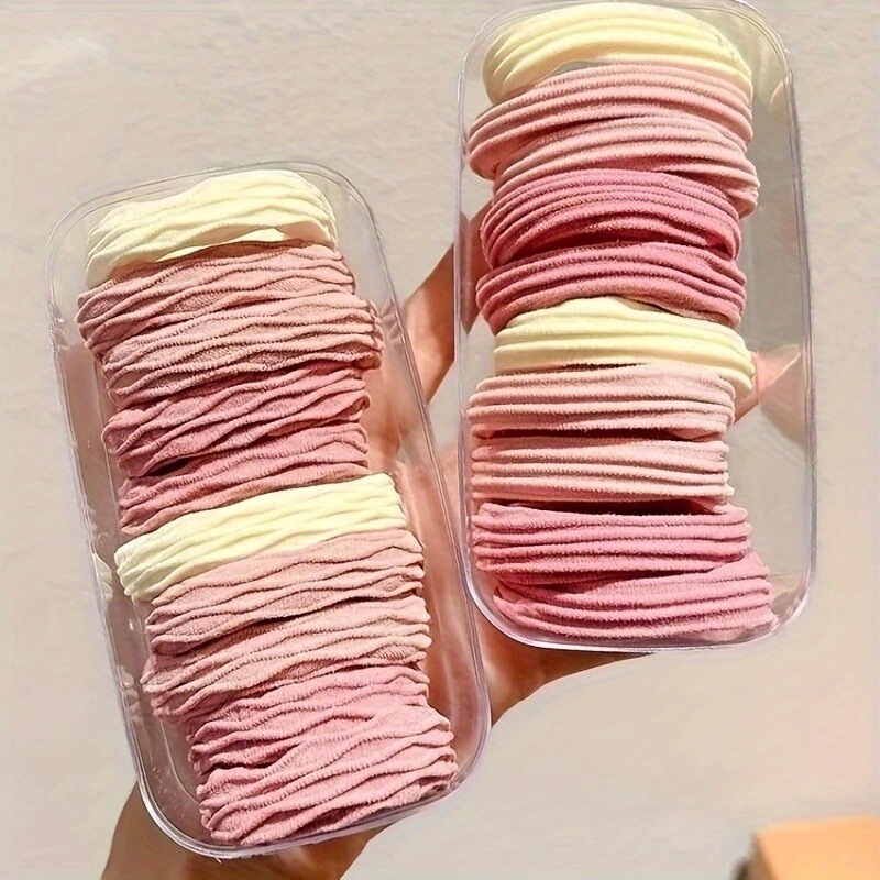 Highly Elastic Pink Girl's Hair Band, Sweet and Durable Hair Elastic Band, High-End, Cute and Versatile Girl's Hair Band