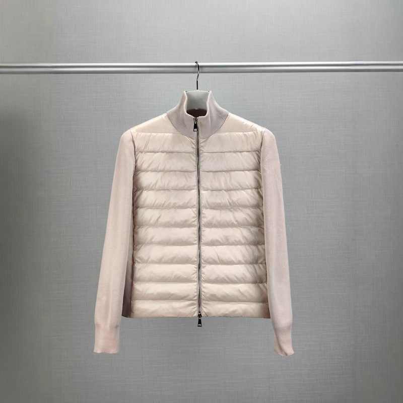 High Version High Quality Spot m Family 2025 New Logo Long-Sleeved Stand-Up Collar Splicing Light down Jacket High Version High Quality Spot m Family 2025 New Logo Long-Sleeved Stand-Up Collar Splicing Light down Jacket