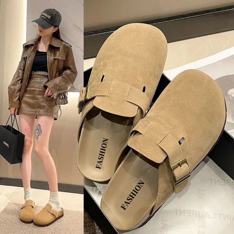 Fashion Non-Slip Birkenstock Shoes for Women, Closed-Toe Mules for Outdoor Wear, 2025 Spring New Thick-Soled Birkenstock Shoes Wholesale Fashion Non-Slip Birkenstock Shoes for Women, Closed-Toe Mules for Outdoor Wear, 2025 Spring New Thick-Soled Birkenstock Shoes Wholesale