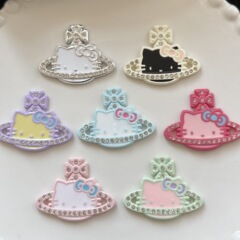 新しいドットダイヤモンド KT プラネットプラスチックアクセサリー diy 帽子携帯電話ケースパッチ下駄手作り材料