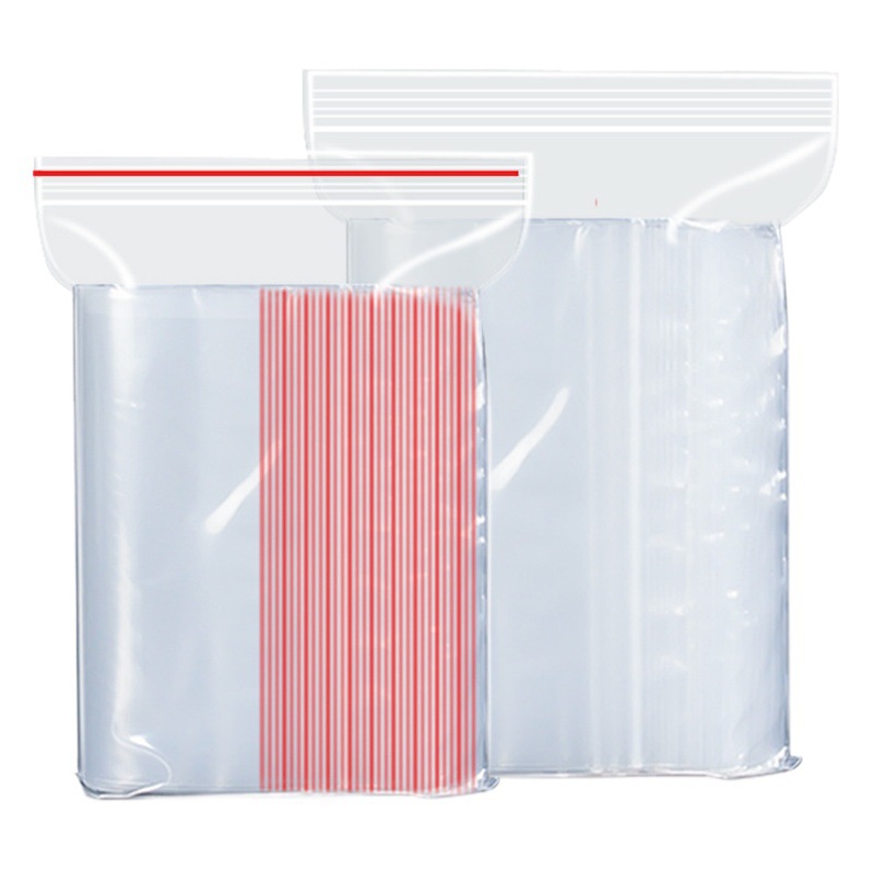 Bolsa ziplock Bolsa transparente de varios tamaños al por mayor con cremallera Bolsa de plástico bolsa de plástico bolsa de hueso con cremallera bolsa de plástico