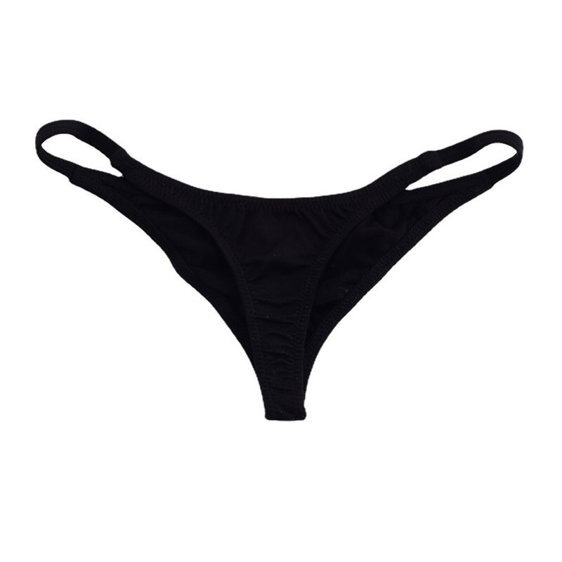 Women's briefs cotton high elastic sexy girl's low waist thin strap breathable girl's briefs bikini pants