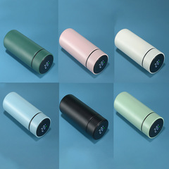 Simple Mini Pocket Cup with Smart Temperature Display, 316 Stainless Steel Double-layer Vacuum Insulated Cup, Logo Printable