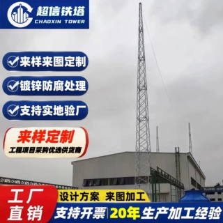 25米避雷线铁塔加油站危化仓库户外接闪带塔四柱角钢结构厂家定制