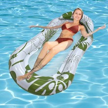 水上浮床漂浮垫泳池充气浮排漂浮床沙发气垫游泳池浮椅水面漂浮板