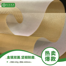 尼龙仿金属网18.5镀金网眼布40目鞋帽箱包现货中孔径网布厂家批发