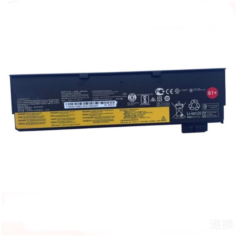 For Lenovo T470 T480 SB10K97582 T570 T580 P51s 61 computer battery