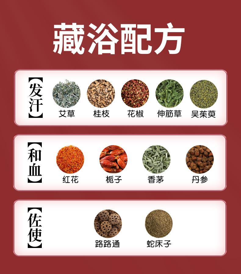 Tibetan and Yao Herbal Foot Bath Soak Pack Traditional Herbal Bath Sachet for Foot Soaking in use