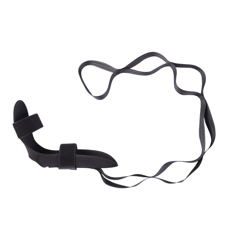 ヨガストレッチベルトトレーニングヨガロープ付きフィットネスヨガストレッチ器補助靭帯ストレッチ器一字馬ストレッチ|undefined