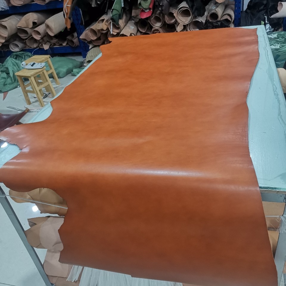 2.0-2.3mm栎木风格彩色植鞣革树膏皮手工DIY皮料