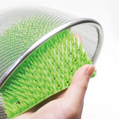 Kitchen sink cutting board drain basket flexible gap cleaning brush potato carrot fruit and vegetable cleaning multi-purpose brush