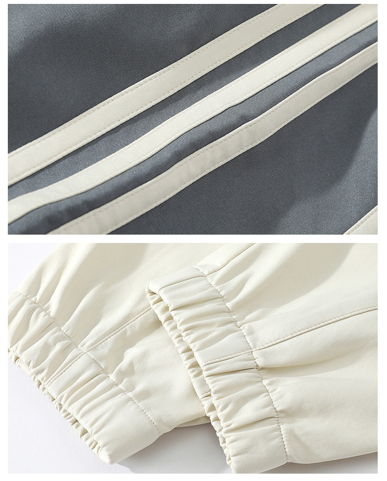 Casual sports men's jacket 2024 Spring and Autumn new fashion trend long pants handsome two-piece set_voghion.com