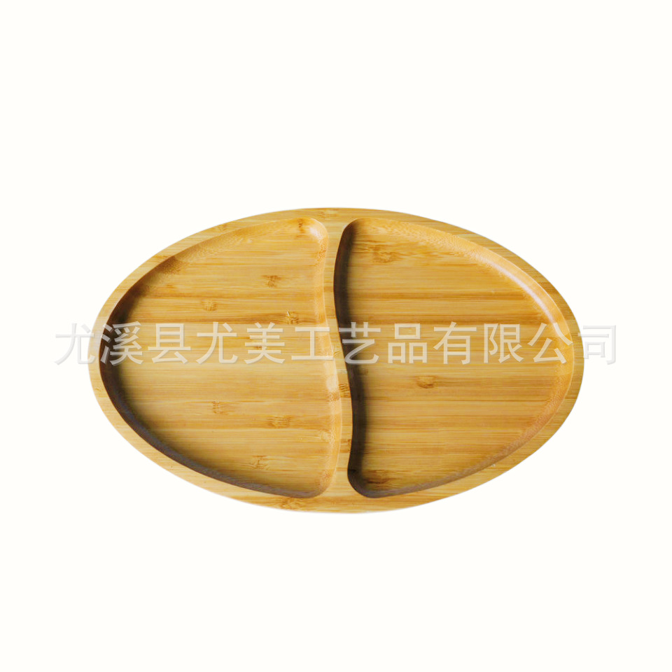 Bandeja de hotel de bambú hogar plato de aperitivos Placa de barbacoa plato de ensalada vajilla japonesa bandeja de té plato de fruta