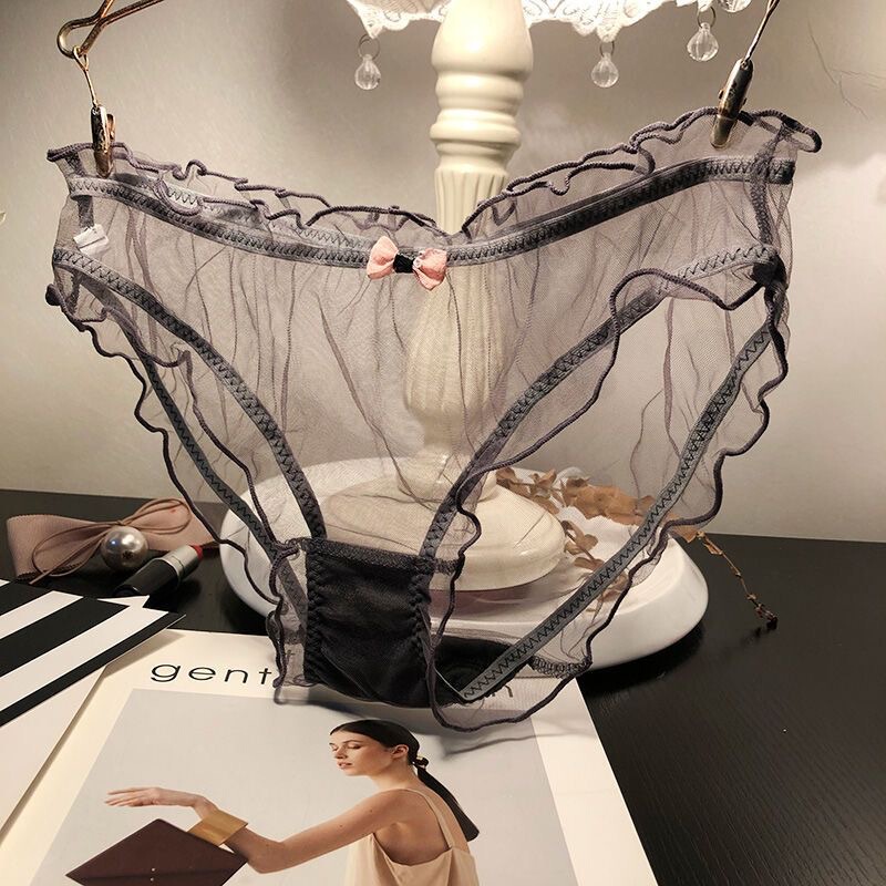 Panties Women's Sexy Charming Lace Transparent Lightweight Seamless Summer Naked Women's Panties New Adult Temptation Hot