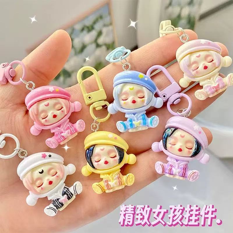 漫画シリーズキーホルダーペンダントかわいい学生ご褒美小さなギフトカップルサプライズギフトキーホルダーブラインドバッグ|undefined