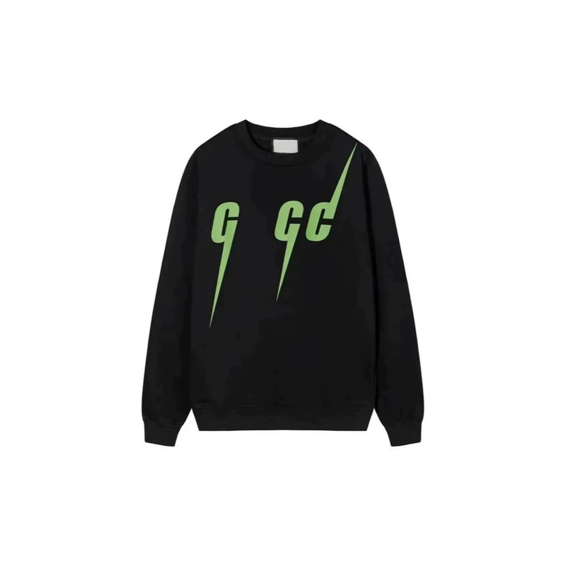 Gujia G's popular spring and autumn sweatshirt, high-quality pure cotton long-sleeve printed letter top, loose fit, unisex, trendy brand