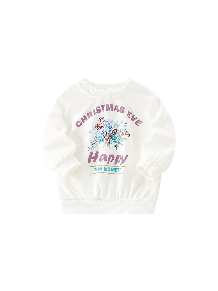 Malwee niñas suéter de otoño nuevo suéter de estilo extranjero niñas cuello redondo chaqueta de ropa infantil chaqueta casual