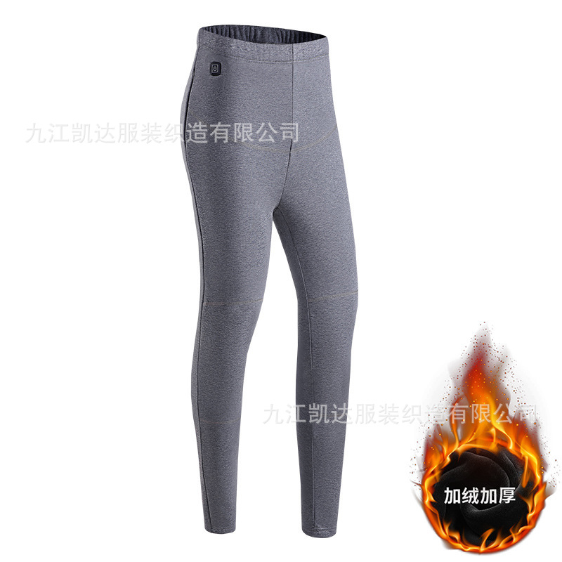 Selección estricta de calentamiento transfronterizo ropa interior caliente doble conector USB carga inteligente temperatura constante hombre y mujer conjunto de calentamiento