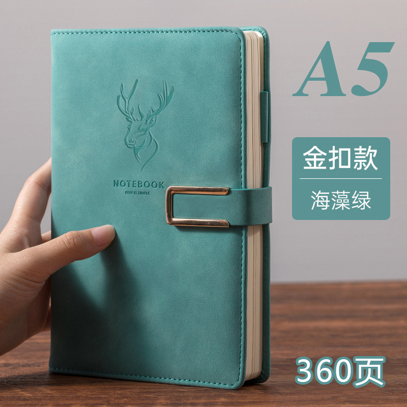 A5 해초 녹색 360페이지 [펜 1개 포함]