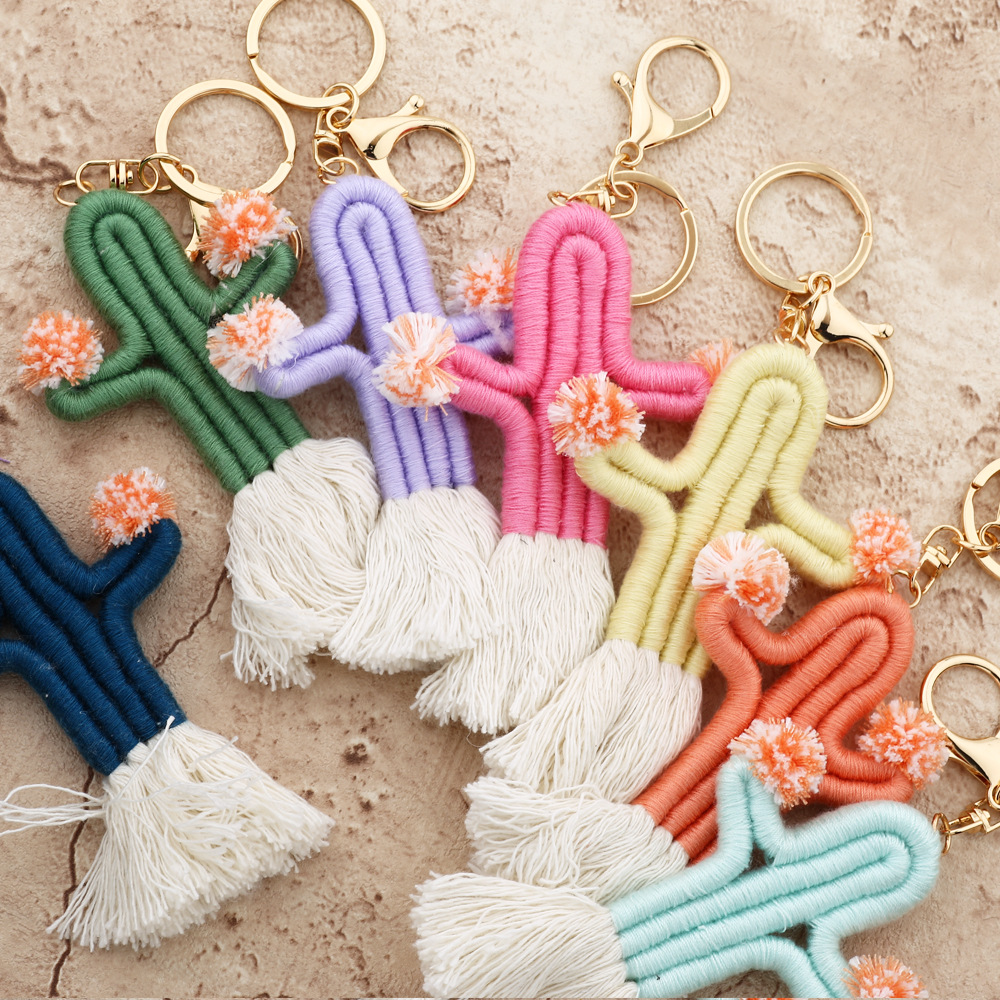 25g Weight Bag Pendant, Keychain Classification 1 Piece Quantity Daily Occasion Alloy Material Cactus Pattern Cute Style 1 Piece Cute Cactus Alloy Bag Pendant Keychain 6