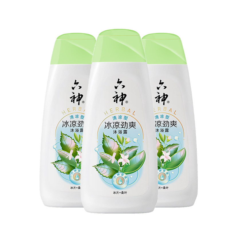 六神沐浴露清凉冰片滋润沐浴乳清香爽肤450G家用正品批发包邮|undefined
