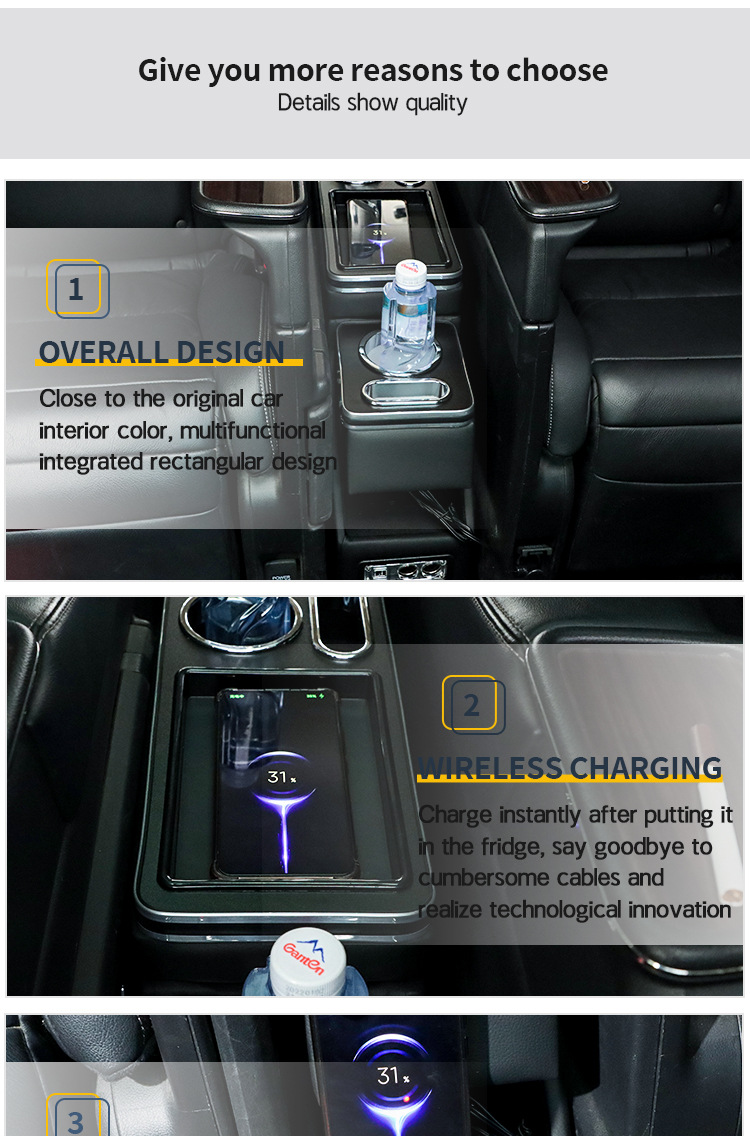 Suitable for Freed Honda Spade Stepwgn Porte Armrest Box Sienta Storage Estima Armrest Box