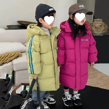 反季清仓儿童加厚棉服中长款男童女童羽绒棉衣韩版童装宝宝袄外套