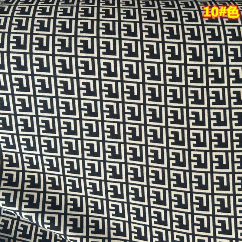 Tejido térmico de terciopelo de doble cara de terciopelo agradable para la piel serie de impresión de terciopelo caliente lavado no Pilling tela de ropa interior térmica
