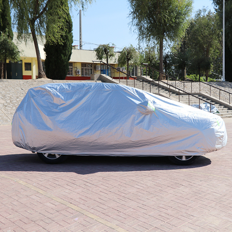 Car Clothing Full Cover Car Cover Sunshade Dupont Oxford Cloth Thickeneded Sun Protection Car Off-Road Suv Insulated Car Cover
