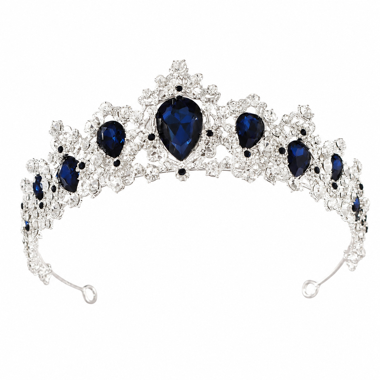 Corona de Novia Retro con Circonias de Aleación para Boda y Cumpleaños image 7