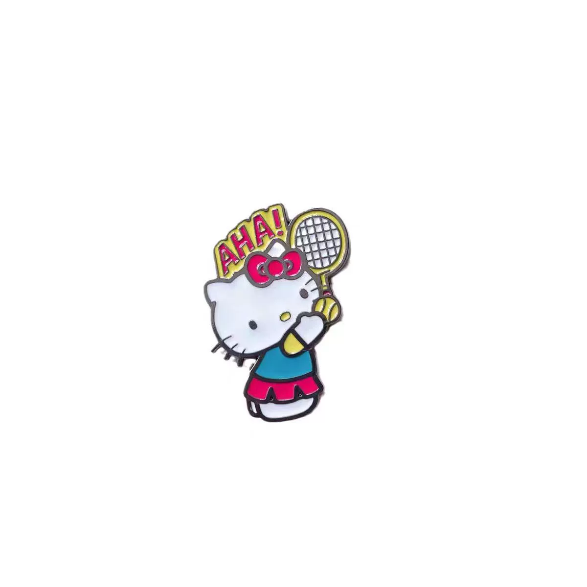 Брошь (Sanrio) Cute Cartoon Metal Badge, цинковый сплав, 6.3×5.27 см, 13 г, детский аксессуар