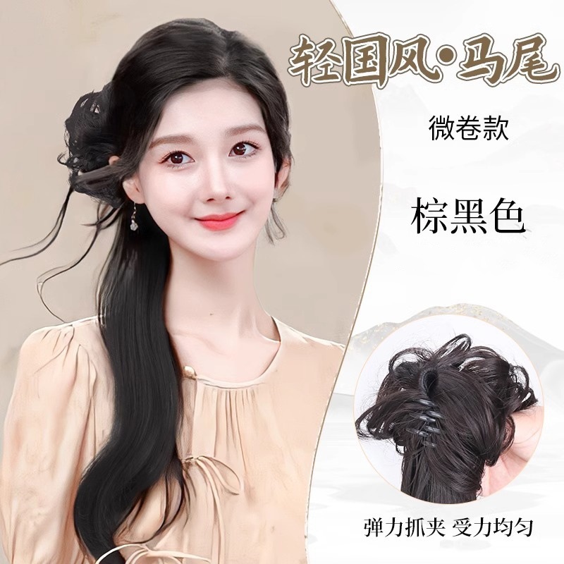 Nuevo estilo chino falso clip de cabello de cola de caballo bola en un clip de agarre antiguo adornamiento de cabello chino cheongsam francés clip de cabello