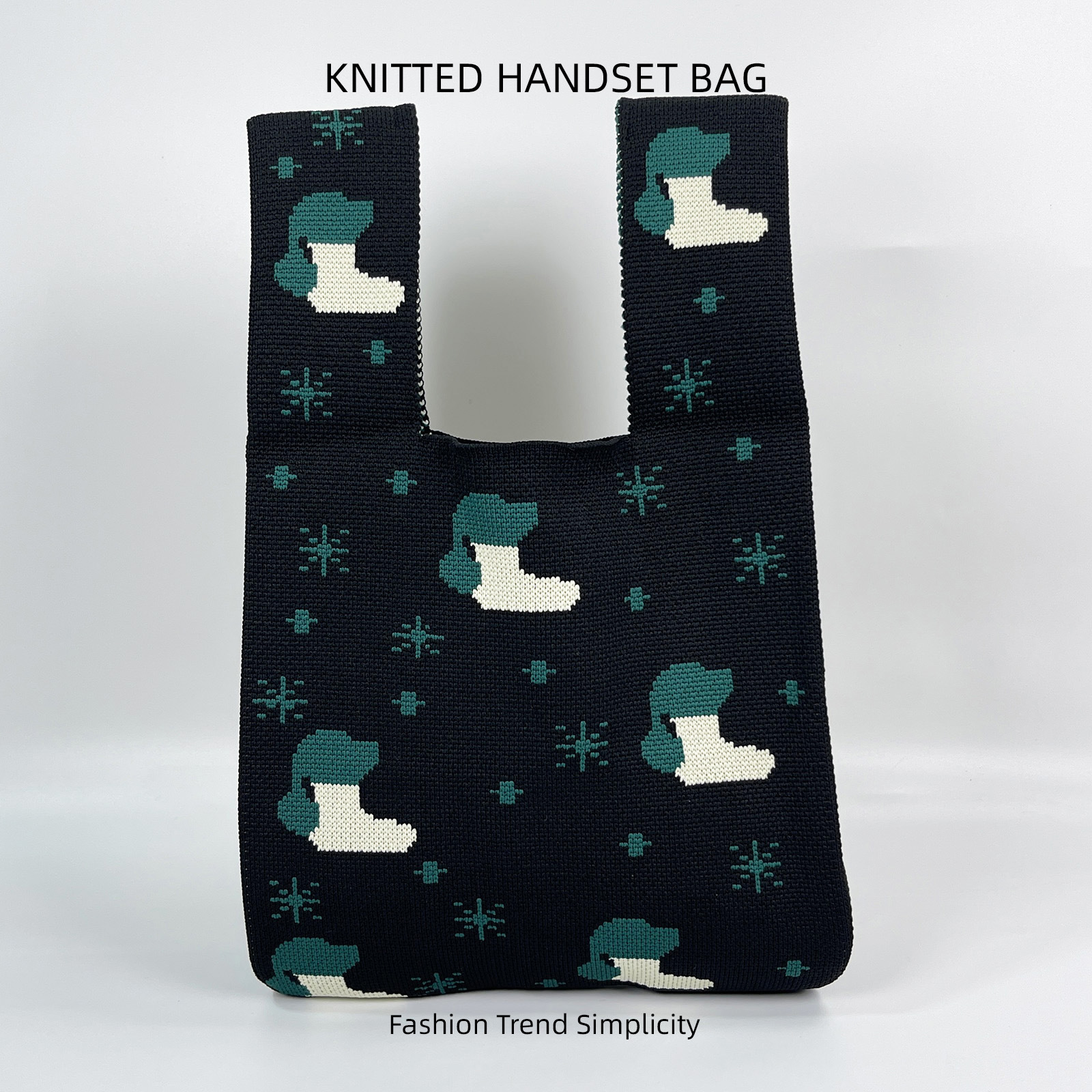 Navidad, regalo de Año Nuevo, bolsos de punto, bolsos de mujer, bolsos rojos, bolsos de brazo, bolsos de mujer.