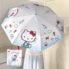 全自動傘女子学生高颜値晴雨両用強化日傘日焼け止め紫外線防止パラソル学生