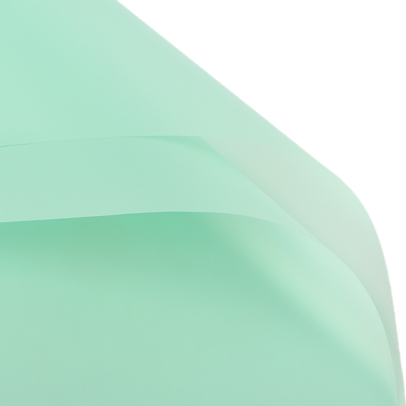 Flor de papel de embalaje material de plástico coreano impermeable ramo de papel de embalaje floristería floral color sólido coreano papel normal al por mayor