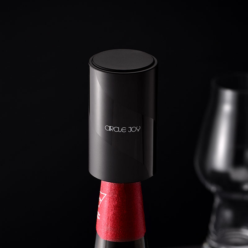 Circle Joy Black Knight Beer Opener Automatic Pressure Lever Tool Gadget Creative Influencer Beer Bottle Opener