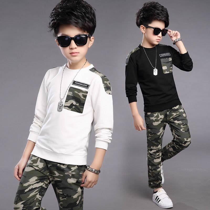 Children's Clothing, Boys' Spring Clothing, Children's Spring & Fall Sports Suits, Boys' Military Clothes, Baby Spring Camouflage Clothes Two-Piece Set Children's Clothing, Boys' Spring Clothing, Children's Spring & Fall Sports Suits, Boys' Military Clothes, Baby Spring Camouflage Clothes Two-Piece Set